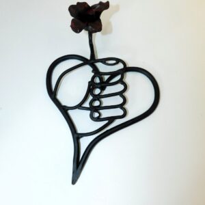 Handheld Rose & Heart